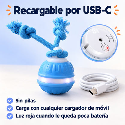Recargable por USB-C, sin pilas, con aviso de batería baja